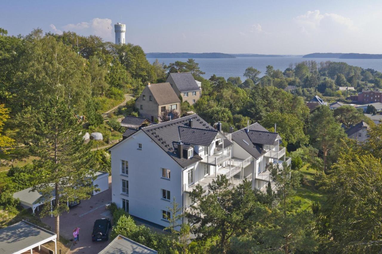 Ferienresidenz Zwei Bodden FeWo Hinnak 1 4 Balkon Lietzow Exterior foto