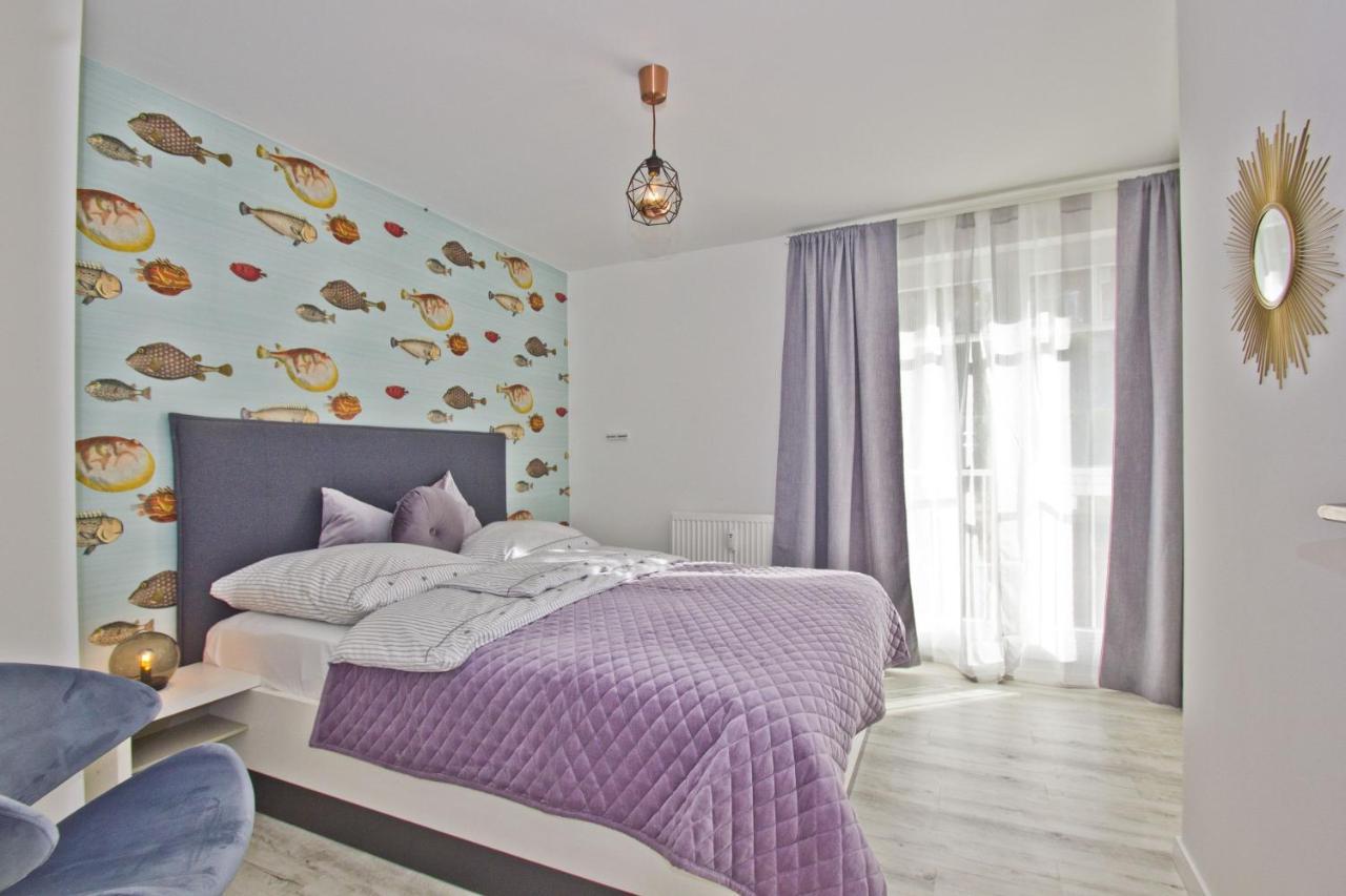 Ferienresidenz Zwei Bodden FeWo Hinnak 1 4 Balkon Lietzow Exterior foto
