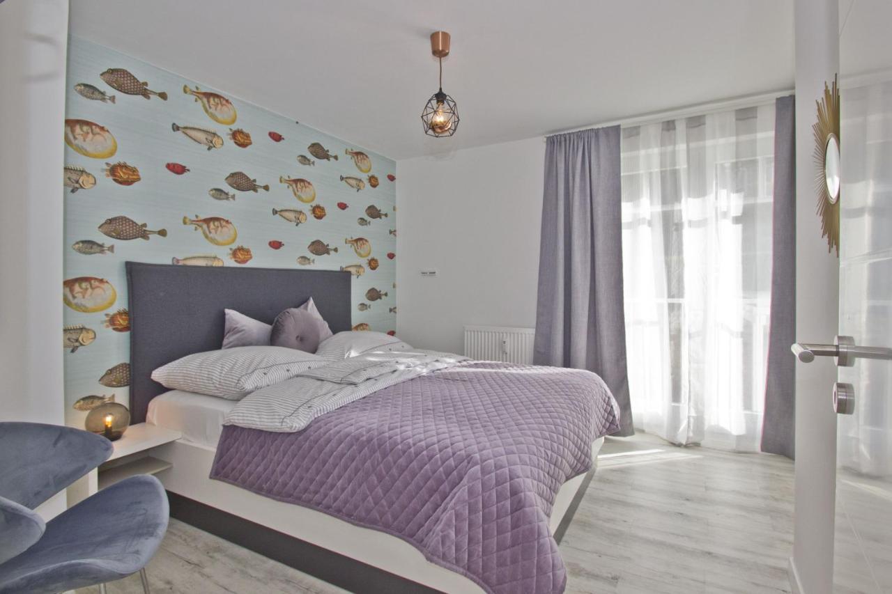 Ferienresidenz Zwei Bodden FeWo Hinnak 1 4 Balkon Lietzow Exterior foto