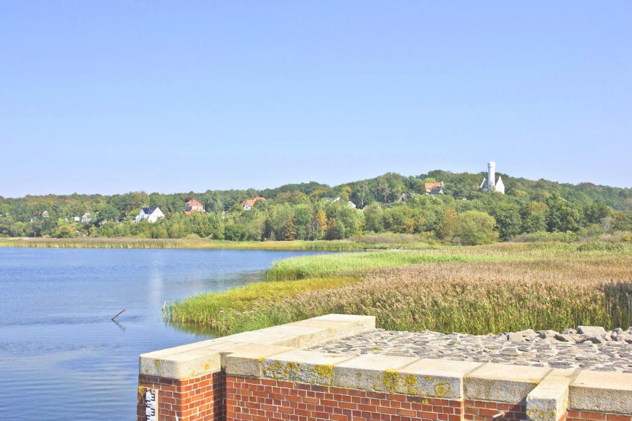 Ferienresidenz Zwei Bodden FeWo Hinnak 1 4 Balkon Lietzow Exterior foto