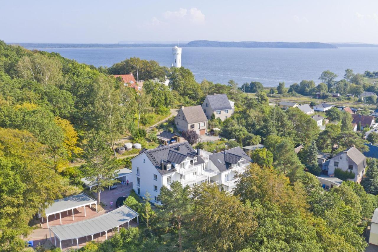 Ferienresidenz Zwei Bodden FeWo Hinnak 1 4 Balkon Lietzow Exterior foto